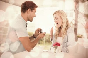 Proposal Event with Surprised Girl.